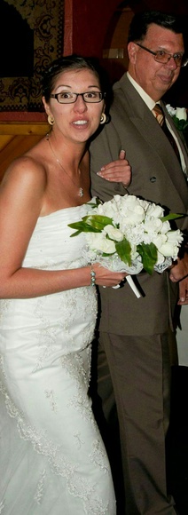 White Strapless Wedding dress - Picture 5 of 8